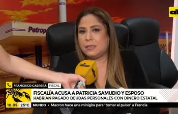 La extitular de Petropar Patricia Samudio está acusada de lesión de confianza junto a su esposo y otras cuatro personas.