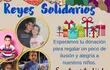 Afiche de la campaña "Reyes Solidarios" organizado por Sumando por el Chaco y Manitas en acción.