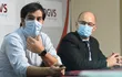 Guillermo Sequera, director general de Vigilancia de la Salud y Héctor Castro, titular del Programa Ampliado de Inmunizaciones (PAI).