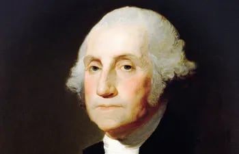 George Washington, por Gilbert Stuart, c. 1803-05.