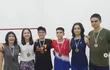 Los iuniors paraguayos posan felices con sus medallas.