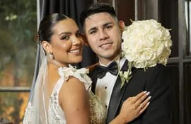 Contrajeron matrimonio Vanessa Argüello y Saul Salcedo.