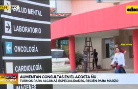 Aumentan consultas en el Hospital Acosta Ñu