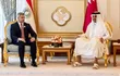 Mario Abdo se reúne con el Emir de Catar