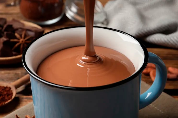 El chocolate espeso es una de las grandes delicias de los días fríos.