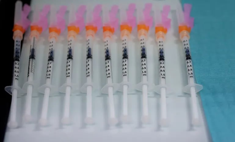 Vacuna del laboratorio Moderna contra el Covid-19.