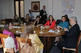 Mediante una reunión, concejalas de Asunción se reunieron con la ministra de la Mujer, y el ministro del Interior para buscar la manera de articular trabajos a favor de las mujeres en situación de violencia.