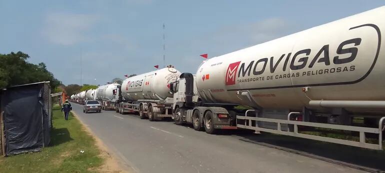 Ciudadanos de Clorinda lograron solo la liberación de cuatro camiones con propano.