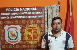 El suboficial Héctor Rojas, detenido.
