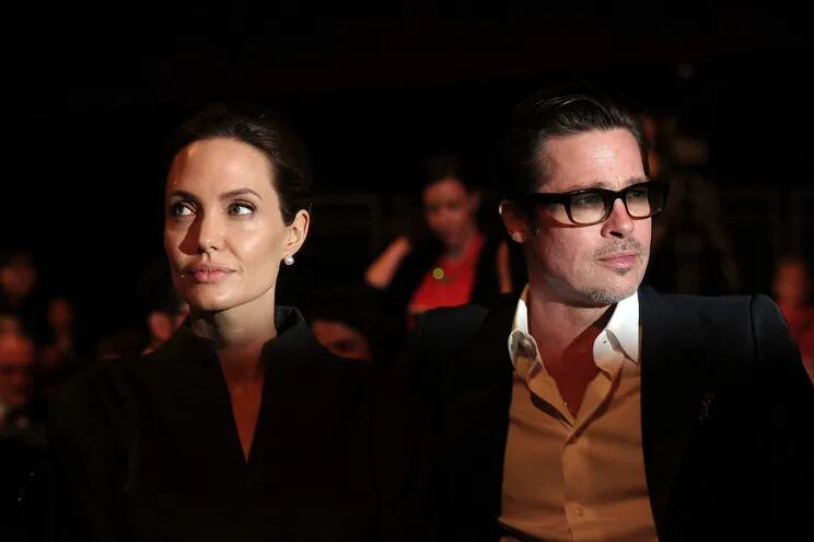 Angelina Jolie y Brad Pitt, cuando aún eran pareja.