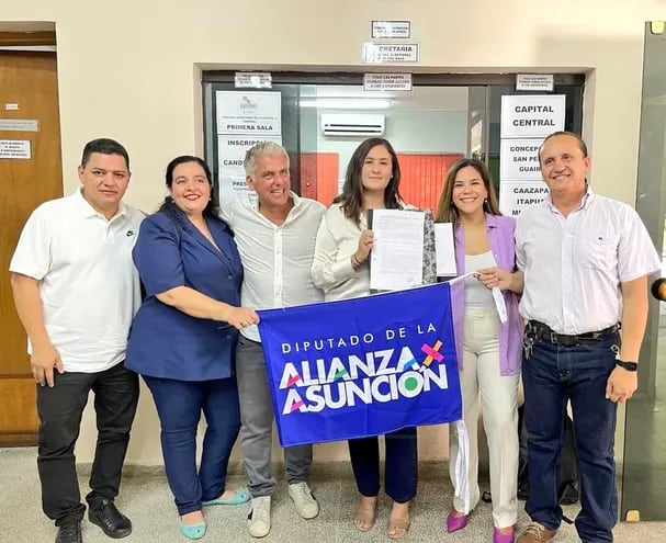 Hoy se inscribió la opositora “Alianza por Asunción”.