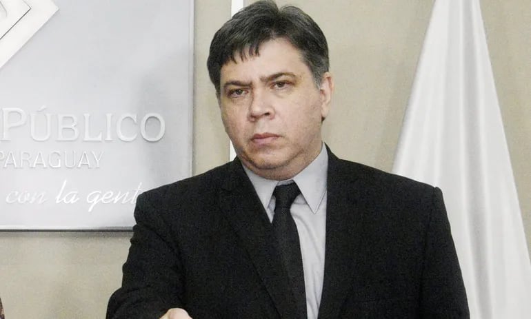 Marco Antonio Alcaraz, fiscal adjunto de la Unidad Especializada de Lucha contra el Narcotráfico, dio su informe de gestión.