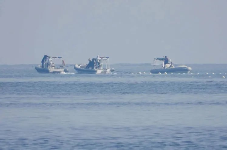 Lanchas de la guardia costera de China en el mar del Sur de China. (Imagen de archivo)