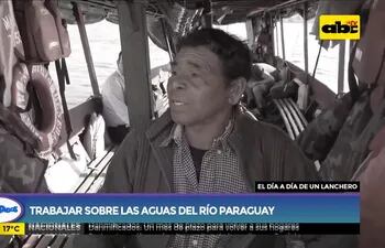 El día a día de un lanchero de la Bahía de Asunción