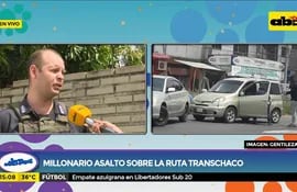 Millonario asalto en Mariano Roque Alonso