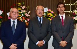 Luis Alvarenga, Ernesto Gómez Espeche y Francisco Gómez.