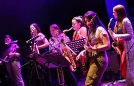 Band’elaschica, una agrupación de jazz integrada en su totalidad por mujeres, se presentará mañana a las 18:30, en el escenario del  Crea+Py.