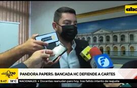 Pandora Papers: Bancada de Honor Colorado defiende a Horacio Cartes