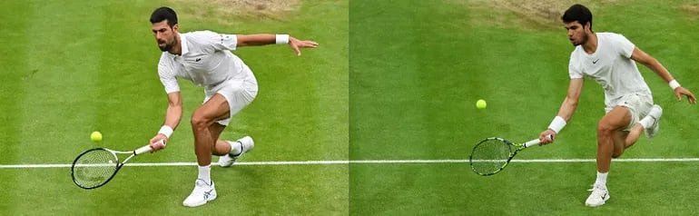 El serbio Novak Djokovic, número 2 del mundo, busca alcanzar su octavo trofeo de Wimbledon, pero antes tendrá que superar al número 1, el español Carlos Alcaraz, que busca lograr su primer título