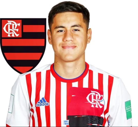 Santiago Ocampos, 19 años, jugará en el Flamengo de Brasil.