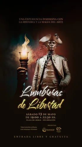 Lumbreras de Libertad es una puesta temática sobre la historia de la independencia Patria será presentado este sábado, en la Plaza de Armas de Encarnación.