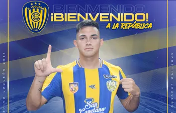 Sebastián Olmedo, nuevo jugador del Sportivo Luqueño.