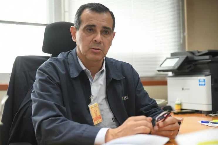 El superintendente de Operación de la Central Hidroeléctrica Itaipú, Ing. Hugo Zárate.