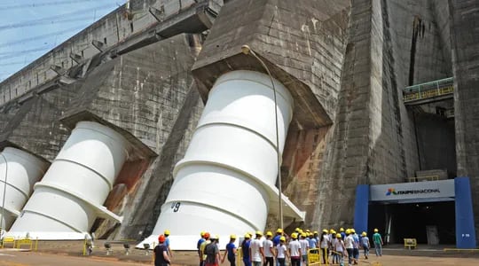 Represa hidroeléctrica de Itaipú.