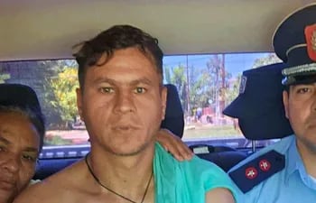 Elvio Cáceres Duarte (40) presunto feminicida detenido en Iturbe.