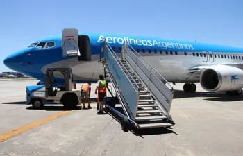 Avión de Aerolíneas Argentinas.