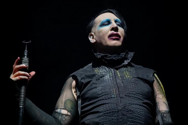 Marilyn Manson durante un concierto en Houston, Texas (EE.UU.), en noviembre de 2019.