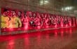 Mural de campeones del Benfica en el Estadio da Luz con los 20 jugadores más votados por los socios, entre los que se encuentro el paraguayo Oscar Tacuara Cardozo.
