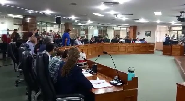 Sesión de la Junta Municipal de Asunción, esta mañana