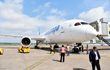 Air Europa presentó ayer la nave Boeing 787-8 para próximos vuelos directos  a España.