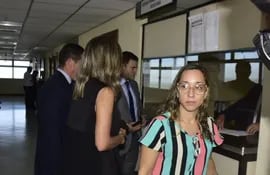 Tania Irún, exjueza en lo CIvil y Comercial de Asunción, procesada por supuesto prevaricato.