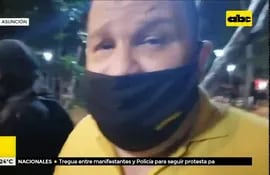 Periodista de ABC atacado por supuestos manifestantes
