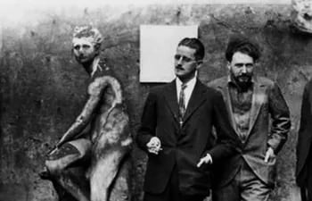 James Joyce y Ezra Pound.
