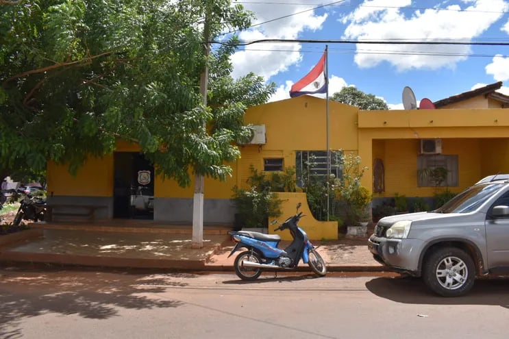 Sede de la Comisaría Tercera del barrio Obrero de Pedro Juan Caballero.