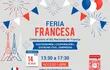 Afiche de la "Feria francesa" que se realiza hoy en la Embajada de Francia.