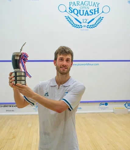 El argentino Leandro Romiglio (32) se consagró campeón del Paraguay Open Squash.