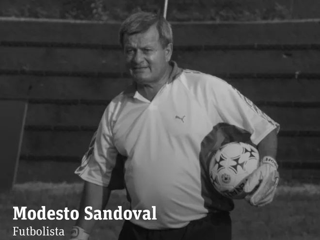 Modesto Sandoval fue un histórico preparador de arqueros del fútbol paraguayo.