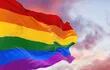 Bandera del orgullo gay.