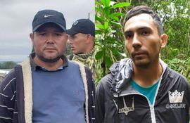 Ambas personas fueron detenidas esta tarde en seguimiento de asalto a dos camiones en Coronel Oviedo.