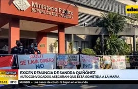 "Ciudadanos Autoconvocados" exigen renuncia de Sandra Quiñónez