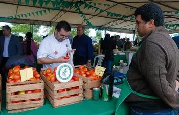 Ofertan tomate en la Costanera de Asunción y en la Dirección de Comercialización de San Lorenzo.