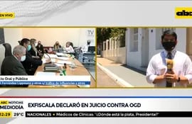 Exfiscala declaró en juicio oral contra Óscar González Daher