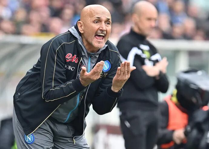 Luciano Spalletti, entrenador del Napoli.