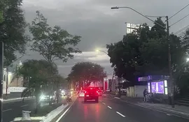 Asunción lluvia tormenta