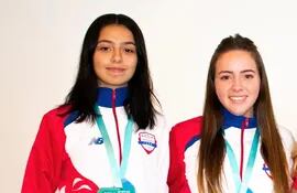 Fiorella Gatti y Belén Saavedra se alzaron la medalla de bronce.