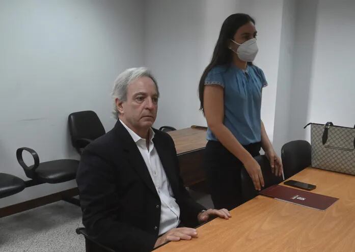 Justo Pastor Cárdenas Nunes, minutos antes de la suspensión del nuevo juicio para la medición de su pena.